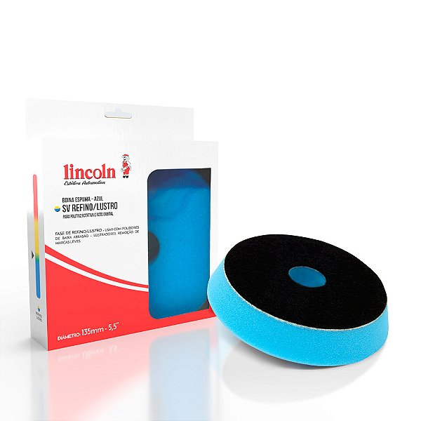 Boina de Espuma SV - REFINO/LUSTRO AZUL 5,5" - LINCOLN