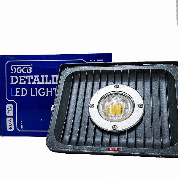 Holofote De Inspeção Refletor 50w 3000k Bivolt - SGCB