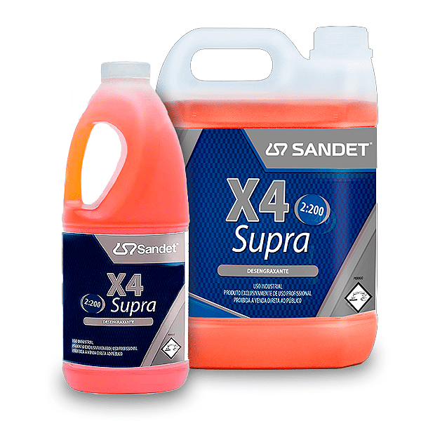 X4 SUPRA Desengraxante Alcalino SANDET