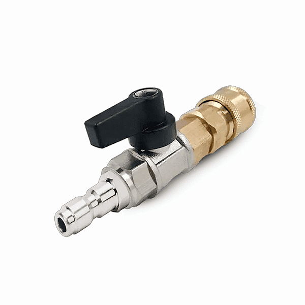 Registro com Engate Rápido e Pino para Lavadora de Alta Pressão - VONIXX