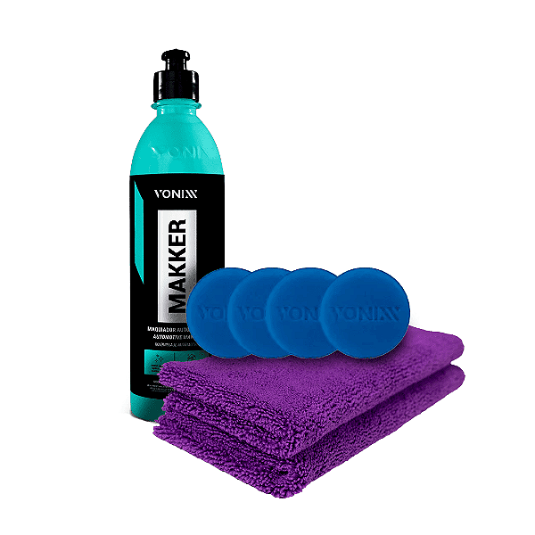 Makker maquiador aplicador e microfibra
