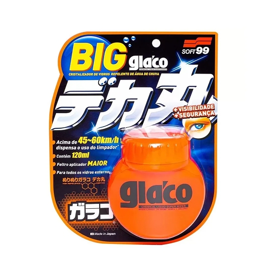 Glaco Big Cristalizador de Vidros 120ml - SOFT99
