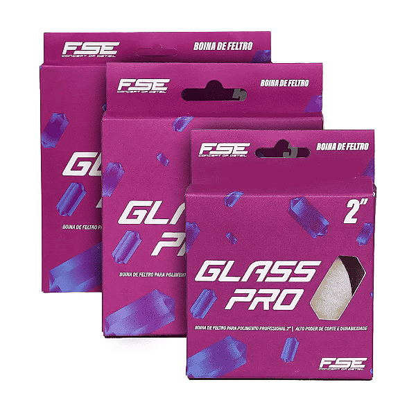 Boina de Feltro para Polimento de Vidros Glass Pro FSE - Soft99