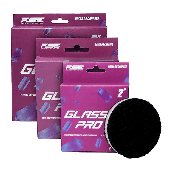 Boina de Carpete para Polimento de Vidros Glass Pro FSE - Soft99