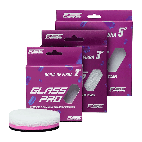 Boina de Fibra para Polimento de Vidros Glass Pro FSE - Soft99