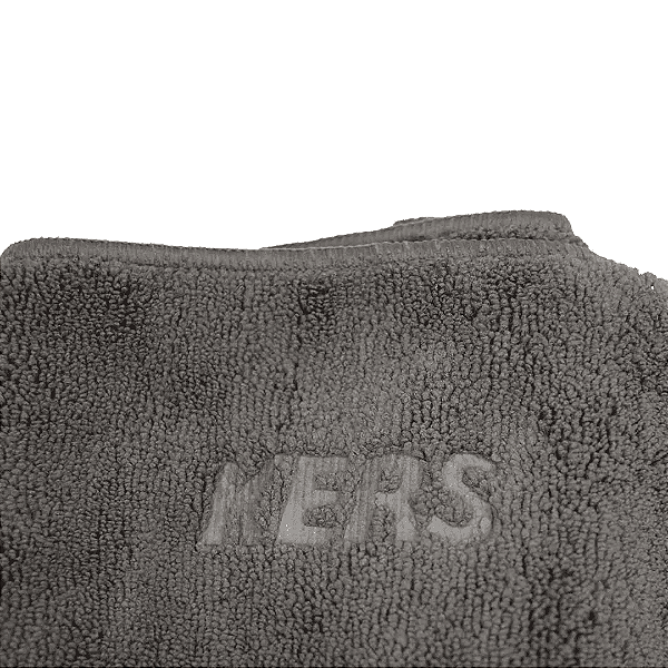 Toalha de Microfibra Dual Loop 40x40cm 360GSM Cinza - KERS