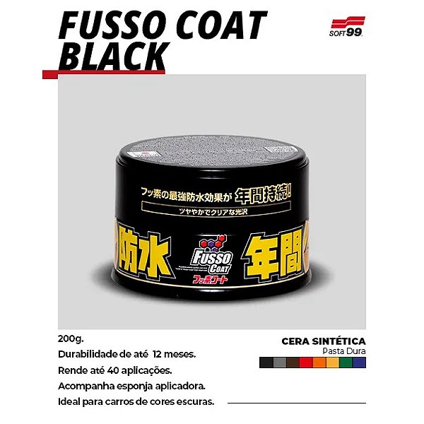 FUSSO COAT DARK Cera Sintética em Pasta 200g - SOFT99