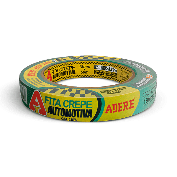 Fita Crepe Automotiva Verde 18mmx50m ADERE