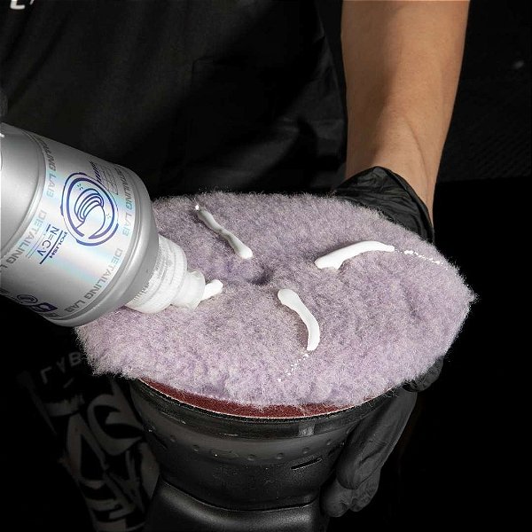 Boina de Lã Lilás Corte Pesado 5" - Roto Orbital e Rotativa - SGCB