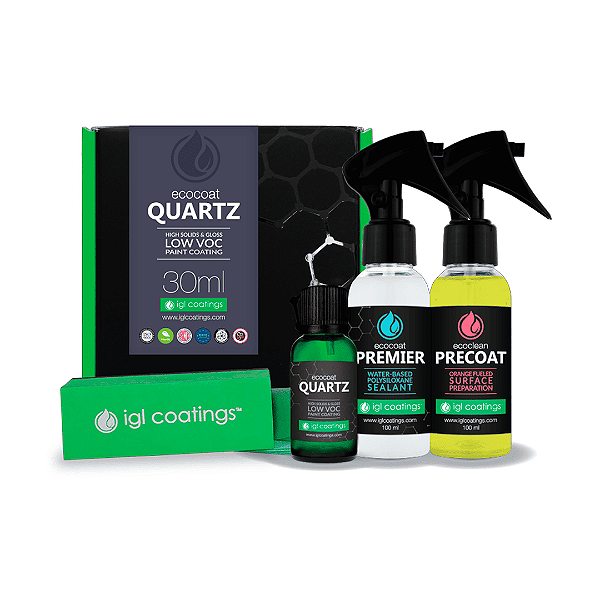 Revestimento Nano Cerâmico 2 anos 30ml - Ecocoat Quartz 9H - IGL Coatings