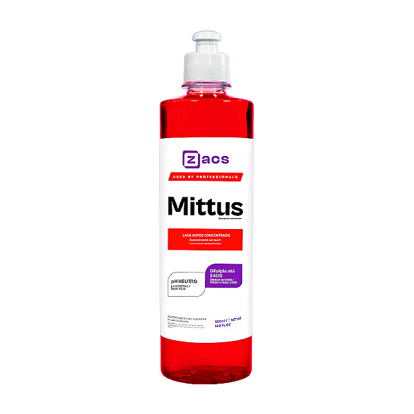 MITTUS - Shampoo Neutro Concentrado 500ml - ZACS