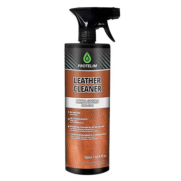 LEATHER CLEANER - Limpa Couro PH Neutro Alto Rendimento 500ml - PROTELIM