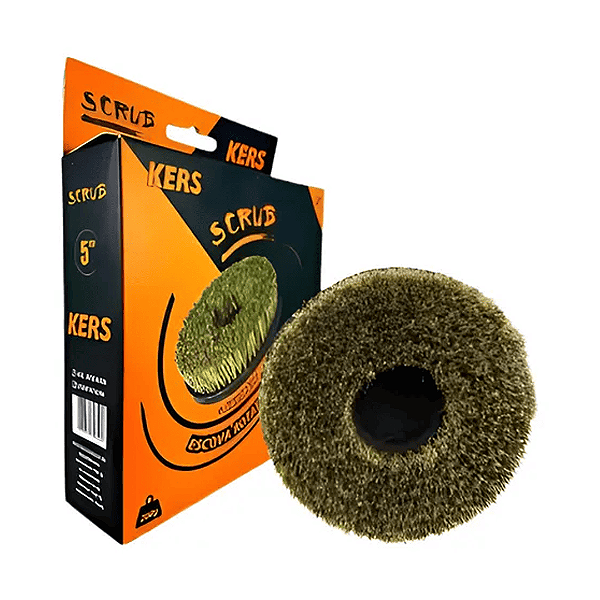 Escova Scrub Rotativa com Velcro 5" - KERS