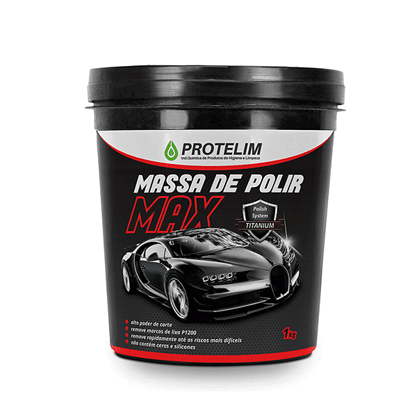 MAX Massa de Polir Automotiva 1KG - PROTELIM