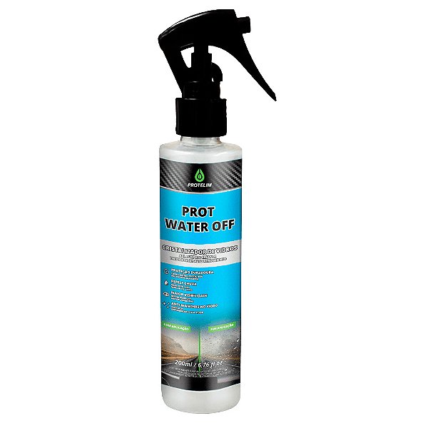 PROT WATER OFF - Cristalizador de Vidros - 200ml PROTELIM