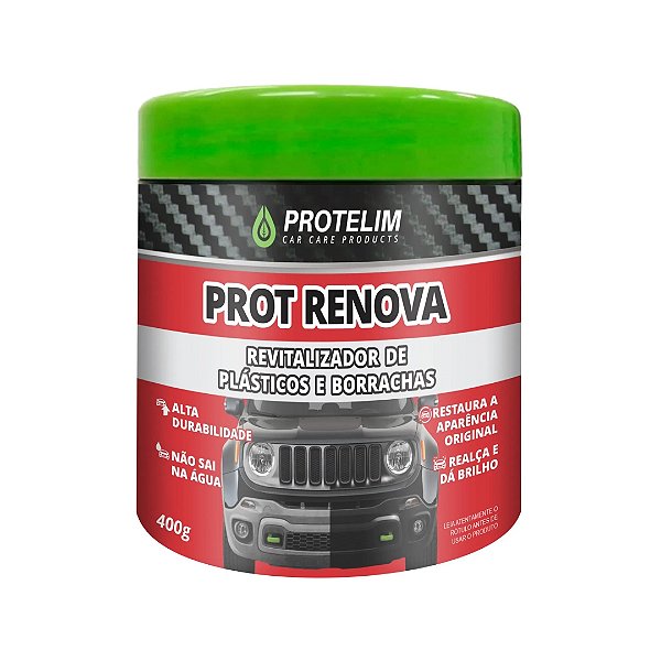 PROT RENOVA - Revitalizador De Plásticos 400g - PROTELIM