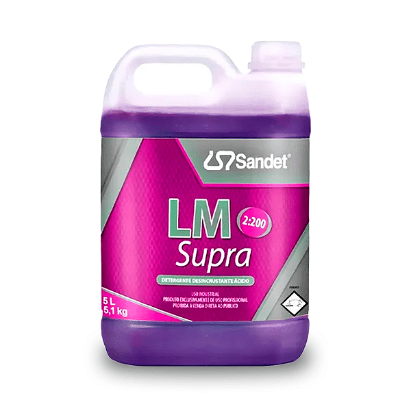 LM SUPRA - Detergente Desincrustante Ativado - 5L SANDET