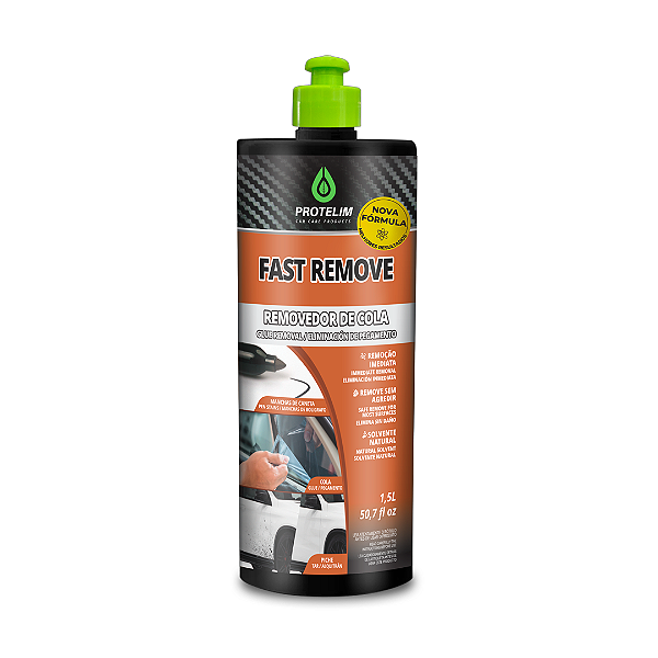 FAST REMOVE - Removedor de Cola, Piche, Caneta e Chiclete - 1,5L PROTELIM