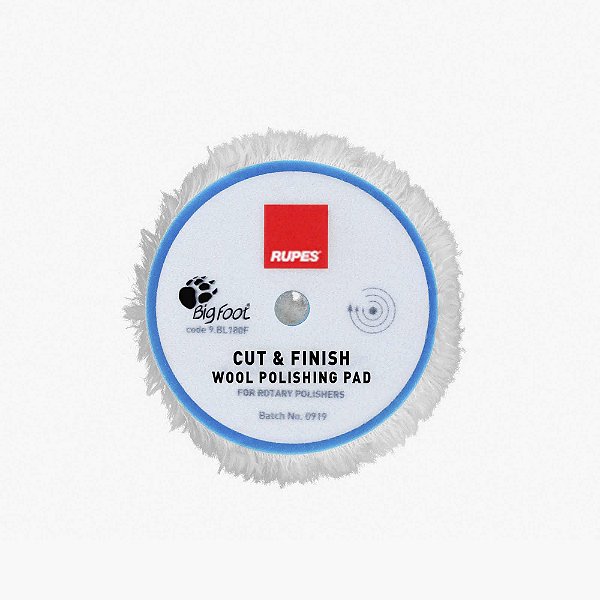 Boina de Lã CUT and FINISH - CORTE Rotativa - 5" RUPES