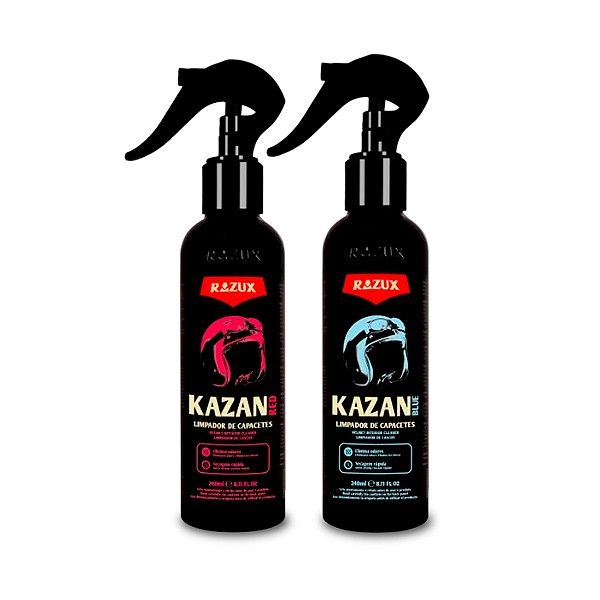 KAZAN - Limpador Interno de Capacetes 240ml - RED RAZUX