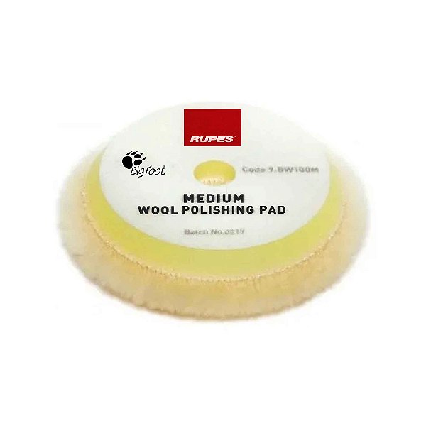 Boina de Lã Amarela Refino Roto Orbital D-A 3" RUPES