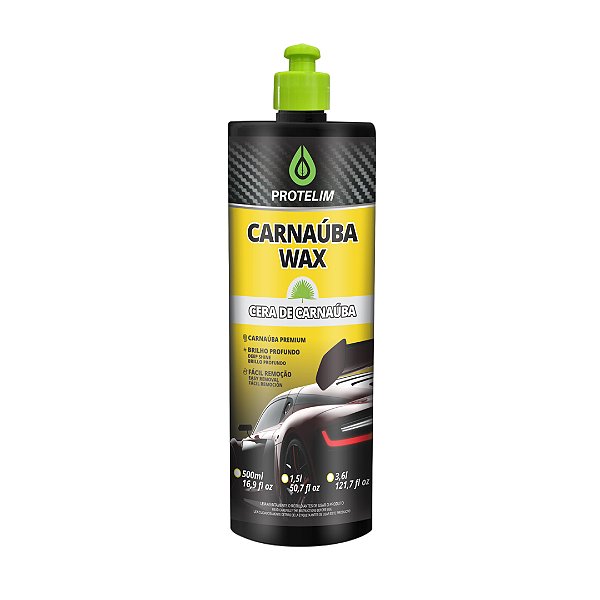 CARNAÚBA WAX Cera Automotiva de Alta Proteção - 500ml PROTELIM