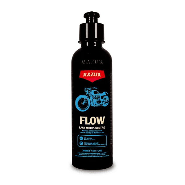 FLOW Shampoo Lava Motos Neutro - 240ml RAZUX
