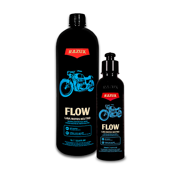 FLOW Shampoo Lava Motos Neutro - 240ml RAZUX