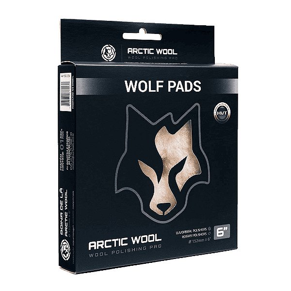 Boina De Lã Natural Corte Artic Wool Com Interface 6" - WOLF PADS