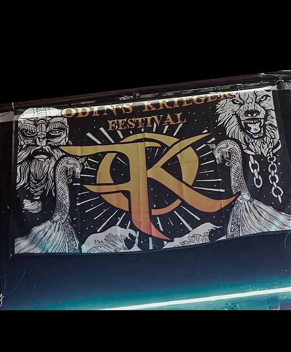 Bandeira Backdrop Odin´s Krieger Fest