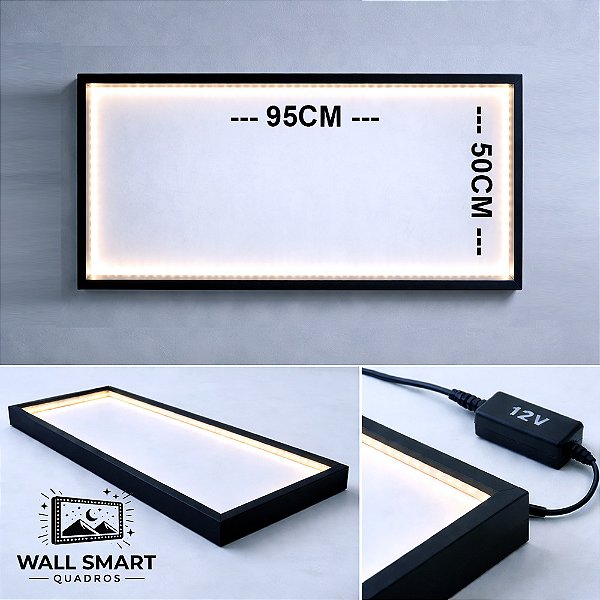 LED Slin Moldura - 95X50CM