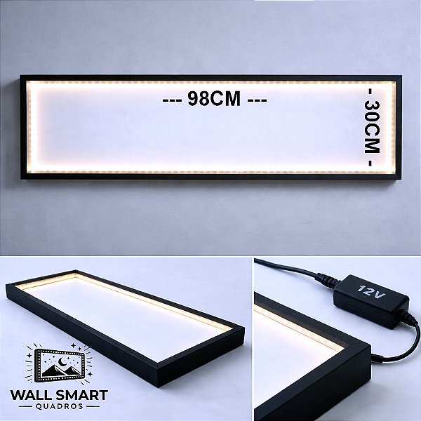 LED Slin Moldura - 98X30CM