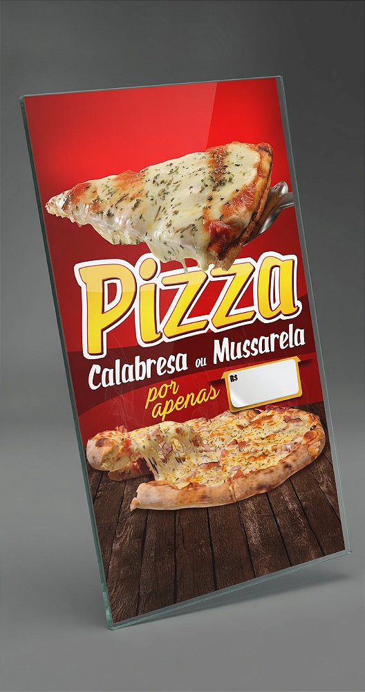 Painel de Pizza- 50x95CM