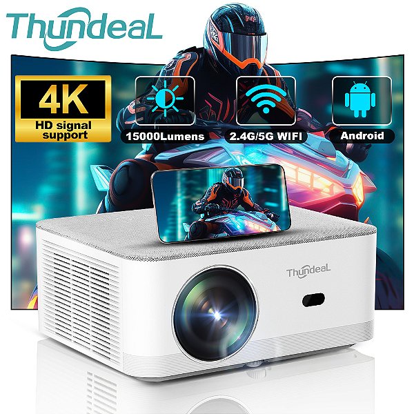 Projetor Shelby's Crystal Master Thundeal TD92 Pro - Full HD Nativo 1080p
