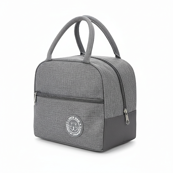 Bolsa Térmica Lancheira Cinza