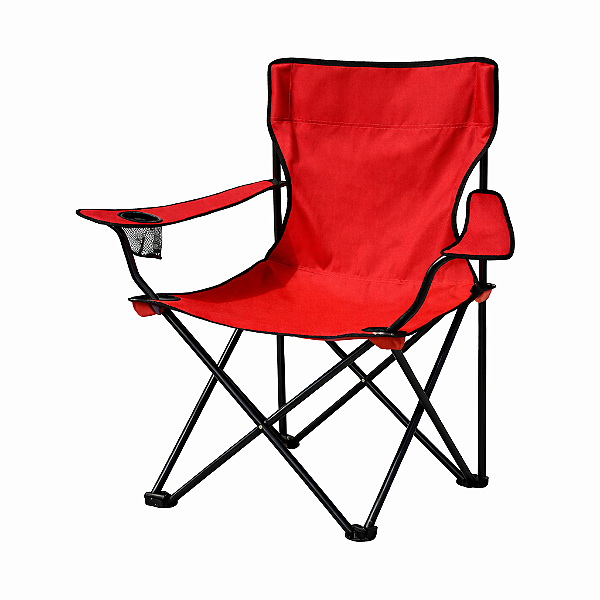 Cadeira Dobrável de Camping com Porta-Copo e Bolsa de Transporte