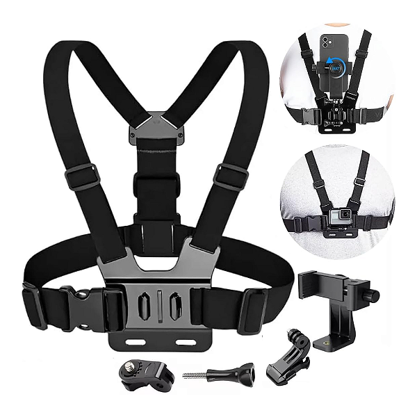 Suporte Peitoral Para Celular e Câmeras