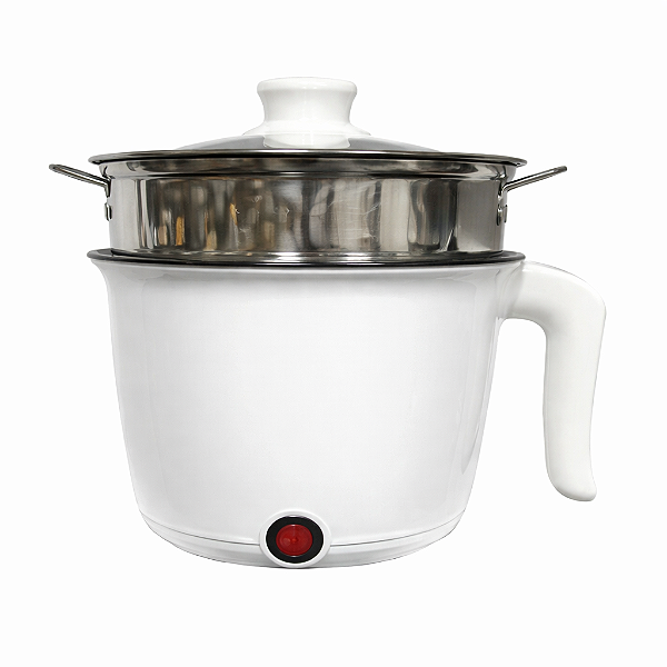 Mini Panela de Arroz Elétrica Branco 110v