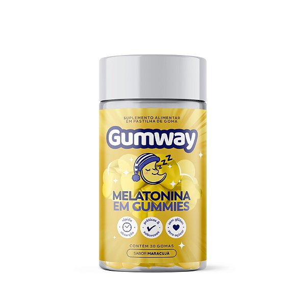 Goma de Melatonina sabor Maracujá Gumway
