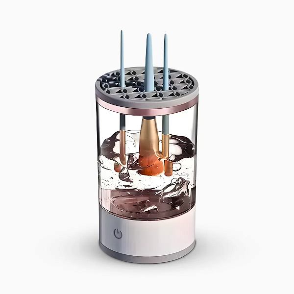 Limpador de Pinceis Maquiagem Secador Automático USB