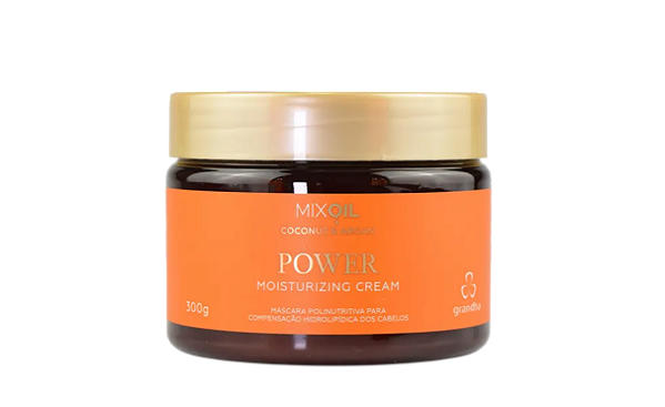 Grandha Mix Oil Power Moisturizing Cream Máscara Capilar Pós-Praia e Piscina 300g