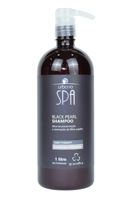 Grandha Urbano Spa Black Pearl Shampoo para Renovação da Fibra Capilar 250ml