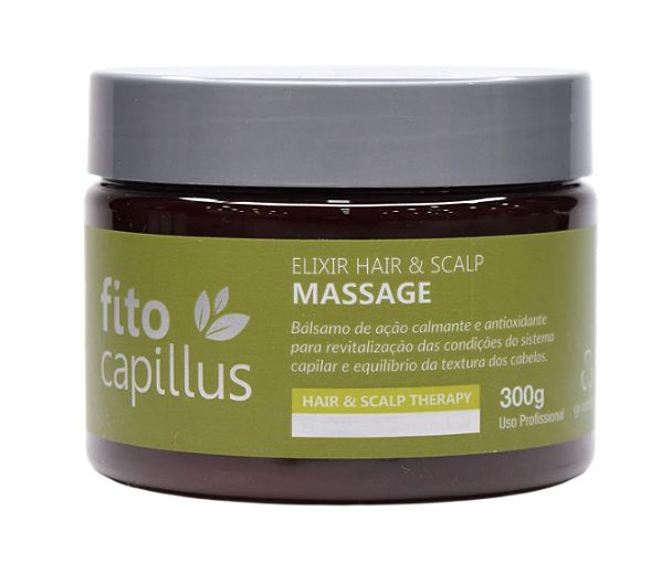 Grandha Fito Capillus Herbal Elixir Hair & Scalp Massage Máscara contra Feridas do Couro Cabeludo 300g