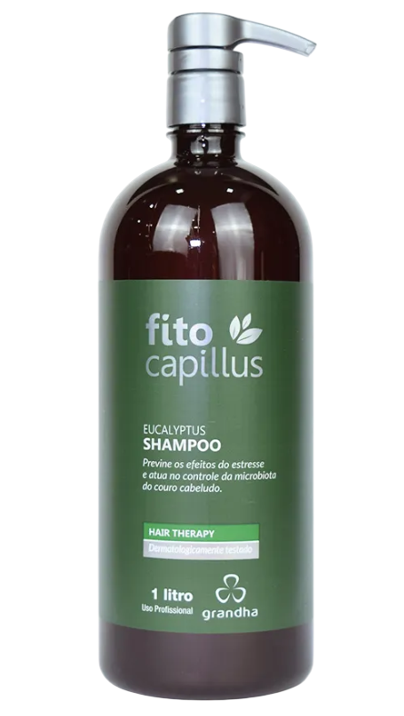 Grandha Fito Capillus Eucalyptus Shampoo para Couro Cabeludo Sensível 1L