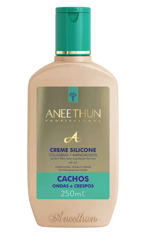 Aneethun Creme de Silicone Cachos Ondas e Crespos 250ml