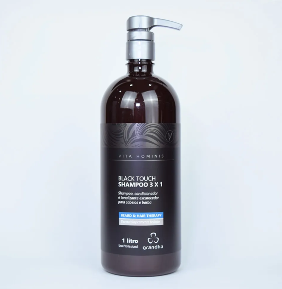 Shampoo Tonalizante Black Touch 3x1 1L