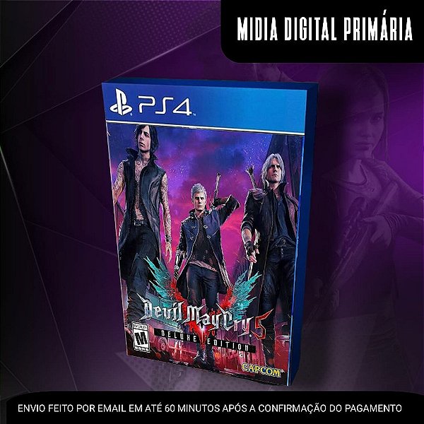 Devil May Cry 5 Ps4 Deluxe Edition Mídia Digital