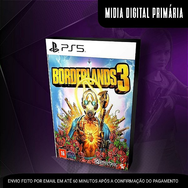Borderlands 3 Ps5 Mídia Digital (Primária) (Retrocompatível)