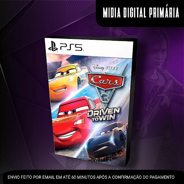Carros 3 Driven To Win Ps5 Mídia Digital (Primária) (Retrocompatível)