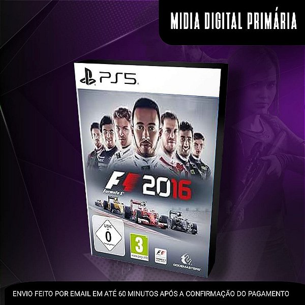 F1 2016 Ps5 Mídia Digital (Primária) (Retrocompatível)